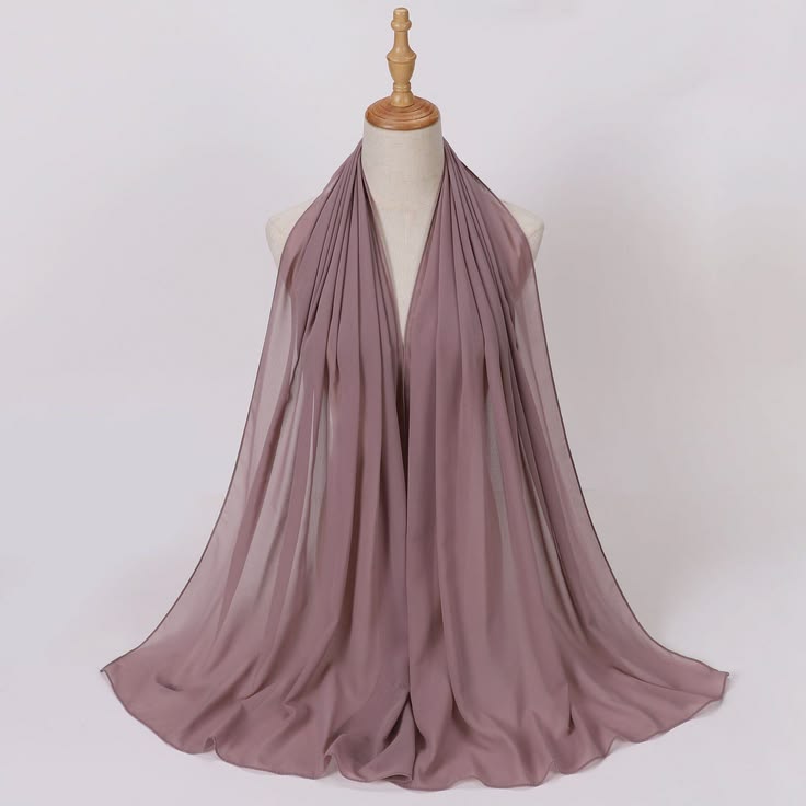 Mauve Luxe hijab by Aura You Noor